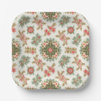 Assiettes En Carton Plaque de papier de Noël