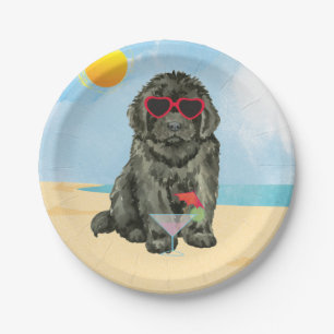 Assiettes En Carton Plaque de papier d'été de Terre-Neuve