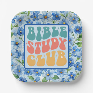 Assiettes En Carton Plaque de papier du groupe d'étude de la Bible