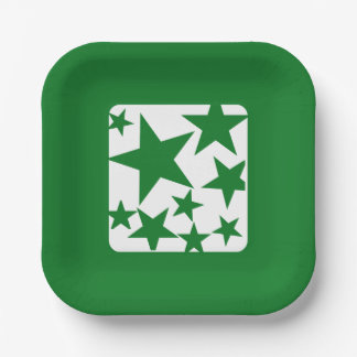Assiettes En Carton Plaque de papier Green Star