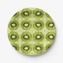 Plaque de papier Kiwi vert