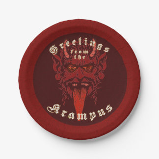 Assiettes En Carton Plaque de papier Krampus