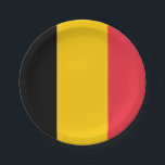 Assiettes En Carton Plaque de papier patriotique avec drapeau de Belgi<br><div class="desc">Améliorez votre expérience culinaire avec nos plaques en papier avec le drapeau de la Belgique! Conçues pour la commodité et la fierté culturelle, ces plaques en papier présentent le design emblématique du drapeau belge, avec trois bandes verticales de noir, jaune et rouge. Que vous soyez l'hôte d'une fête à thème...</div>