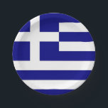 Assiettes En Carton Plaque de papier patriotique avec drapeau de la Gr<br><div class="desc">Célébrez dans le style avec ces élégantes plaques en papier avec le drapeau de la Grèce! Conçues avec des matériaux de haute qualité, ces assiettes sont à la fois durables et robustes, ce qui les rend parfaites pour toutes les occasions. Le design audacieux affiche fièrement les rayures bleues et blanches...</div>