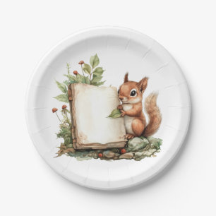 Assiettes En Carton Plaque de papier Plaques de Baby shower d'automne