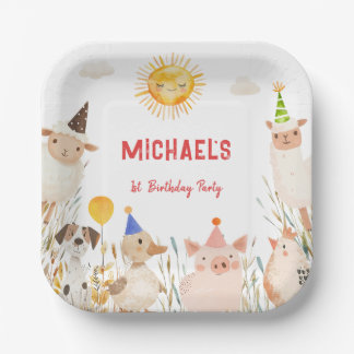 Assiettes En Carton Plaque de papier pour animaux de ferme