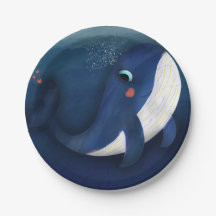 Plaque de papier pour baleine