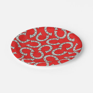 Assiettes En Carton Plaque de papier pour la fête de chaussures Countr