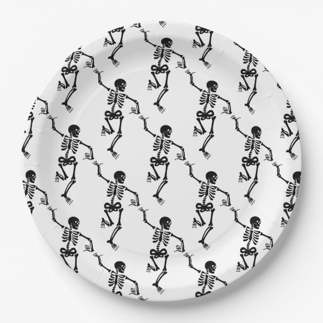 Assiettes En Carton Plaque de papier pour partie d'Halloween (Devant)