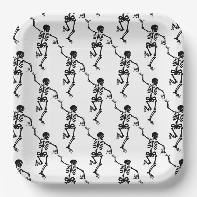 Assiettes En Carton Plaque de papier pour partie d'Halloween (Recto)