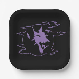 Assiettes En Carton Plaque de papier pour partie d'Halloween