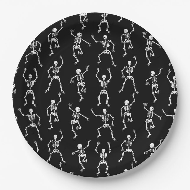 Assiettes En Carton Plaque de papier pour partie d'Halloween (Devant)