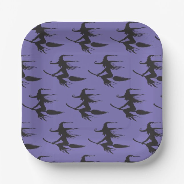 Assiettes En Carton Plaque de papier pour partie d'Halloween (Recto)