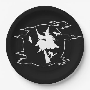 Assiettes En Carton Plaque de papier pour partie d'Halloween