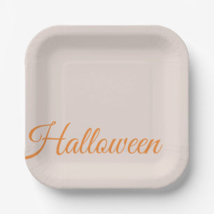 Assiettes En Carton Plaque de papier pour partie d'Halloween