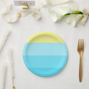Assiettes En Carton Plaque de papier rond de 7 po personnalisée