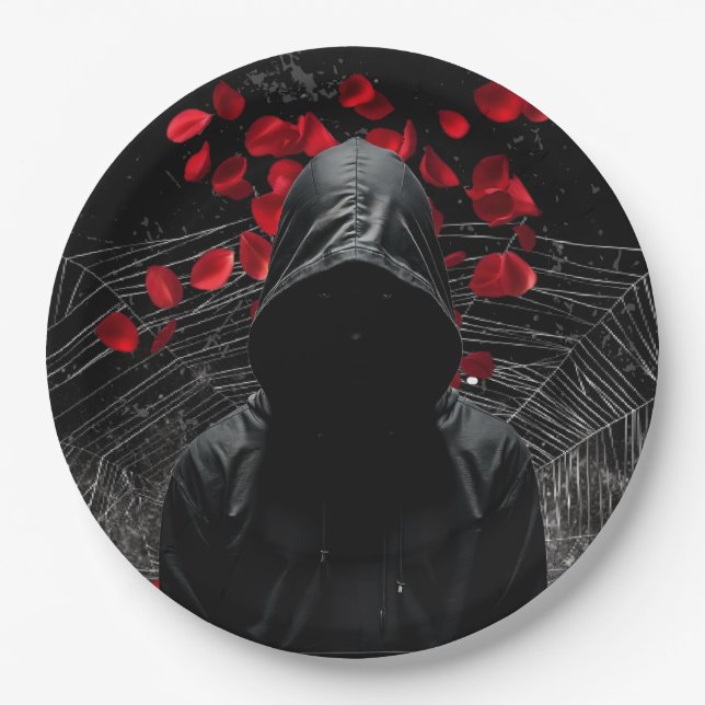 Assiettes En Carton Plaque de papier rond de 9" Hauning Adeline Zade M (Devant)