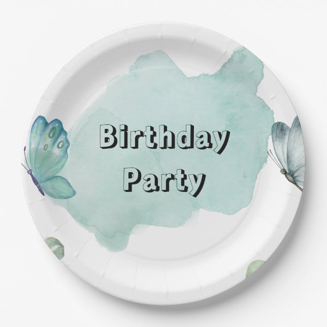 Assiettes En Carton Plaque de papier rond de 9 po (Devant)