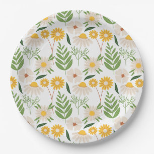 Assiettes En Carton Plaque de papier rond de 9 po personnalisée