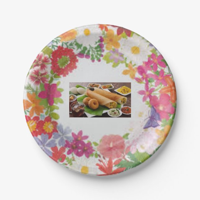 Assiettes En Carton Plaque de papier ronde (Devant)