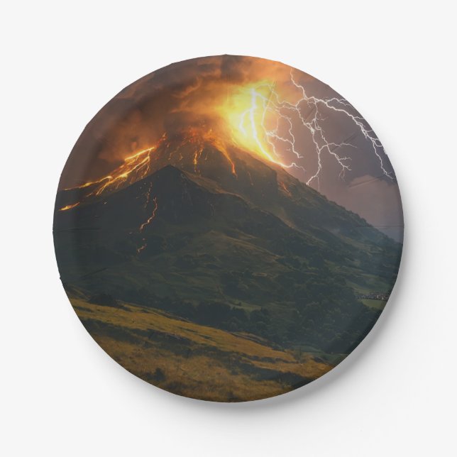 Assiettes En Carton plaque de papier savourer (Devant)