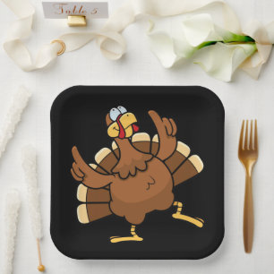 Assiettes En Carton Plaque de papier Turquie Thanksgiving