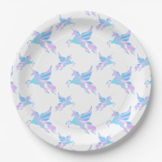 Assiettes En Carton Plaque de papier Unicorne