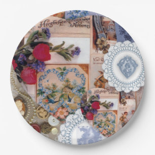 Assiettes En Carton Plaque de papier victorienne