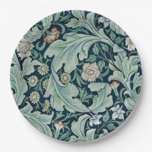ASSIETTES EN CARTON PLAQUE DE PAPIER : WILLIAM MORRIS : DESIGN FLORAL