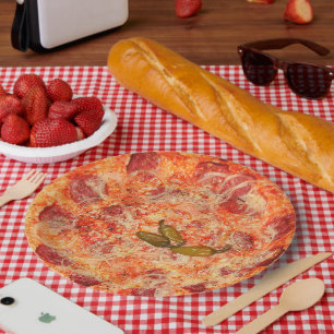 Assiettes En Carton Plaque de pizza