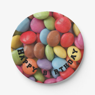 Assiettes En Carton plaque en papier arc-en-ciel