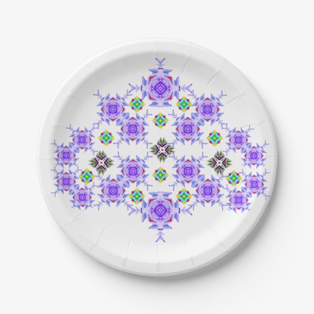 Assiettes En Carton Plaque en papier de vacances (Devant)