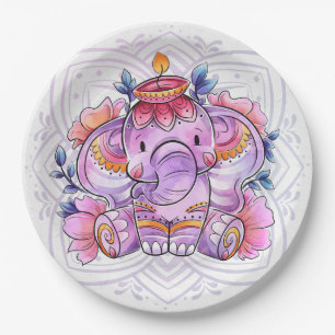 Assiettes En Carton Plaque en papier Diwali
