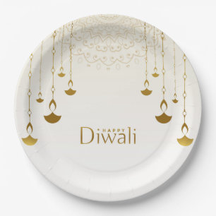 Assiettes En Carton Plaque en papier Diwali