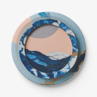 Assiettes En Carton Plaque en papier EcoChic Dining Delight