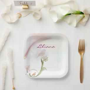 Assiettes En Carton Plaque en papier étoile céleste