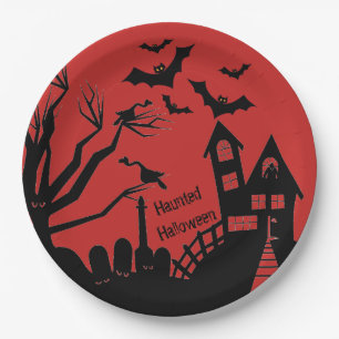 Assiettes En Carton Plaque en papier Halloween