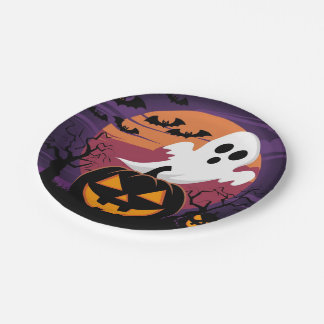 Assiettes En Carton Plaque en papier Halloween