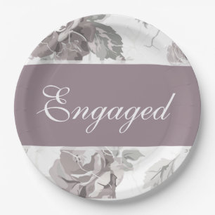 Assiettes En Carton Plaque en papier rose rose vif antique