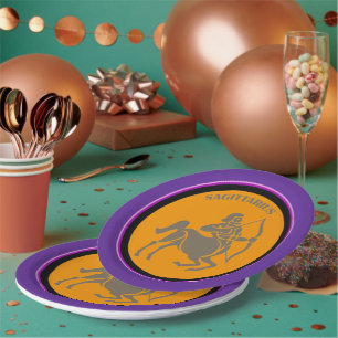 Assiettes En Carton Plaque en papier Sagittarius