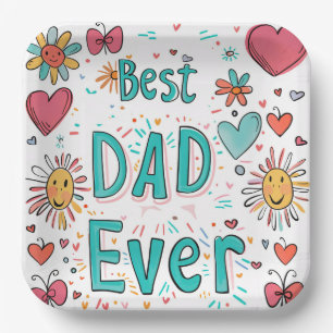 Assiettes En Carton Plaque papier Carré de 9 po personnalisable pour é