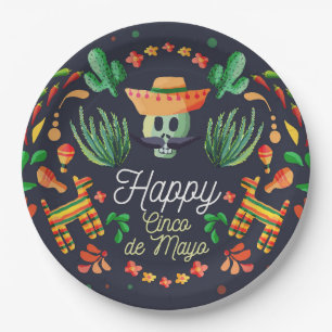 Assiettes En Carton Plaque Papier Cinco De Mayo