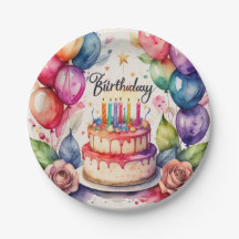 Plaque papier d'anniversaire