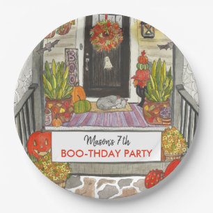 Assiettes En Carton Plaque papier d'anniversaire d'Halloween