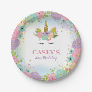 Assiettes En Carton Plaque papier de la fête d'anniversaire de la lico