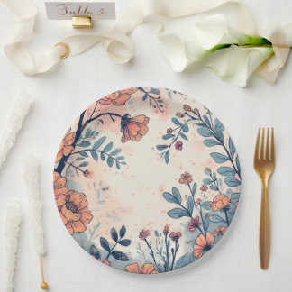 Assiettes En Carton Plaque papier design Abstraite