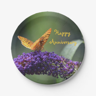 Assiettes En Carton Plaque papier du bon anniversaire