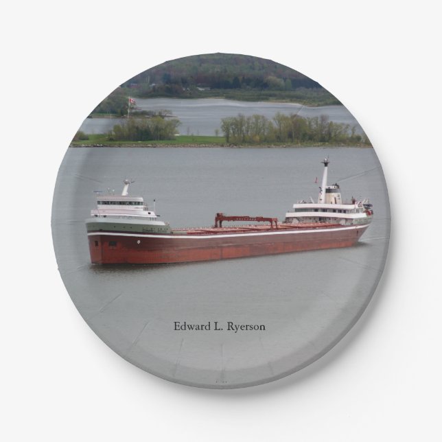 Assiettes En Carton Plaque papier Edward L. Ryerson (Devant)