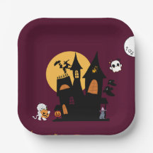 plaque papier halloween