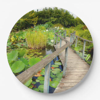 Assiettes En Carton Plaque papier Lily Pond